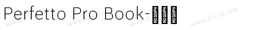 Perfetto Pro Book字体转换